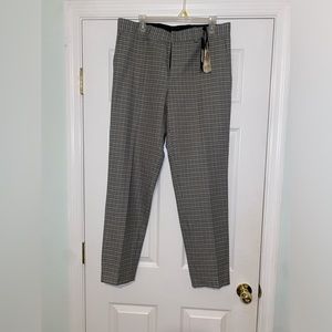 Never Worn Rag & Bone Green Houndstooth Trousers